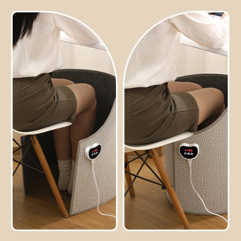 Chauffe-genoux et pieds portable et confortable pour la maison et le bureau