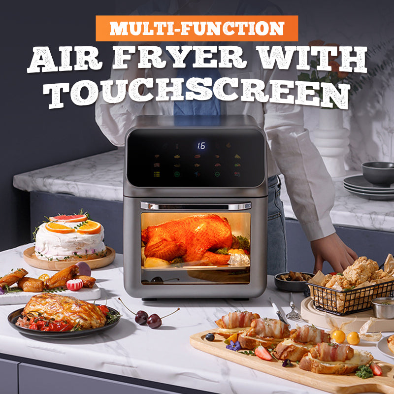 🔥60% de réduction - SOLDES🍳🍗Friteuse à air chaud multifonction avec écran tactile | Livraison gratuite✈️