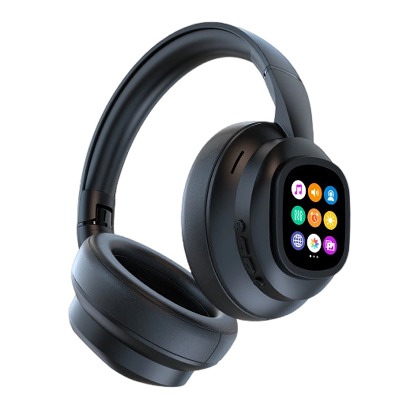 🎧50% de réduction! ✨ Casque Bluetooth IA - Écran LCD intelligent et assistant vocal avec qualité sonore premium pour la musique et les appels 📱✨