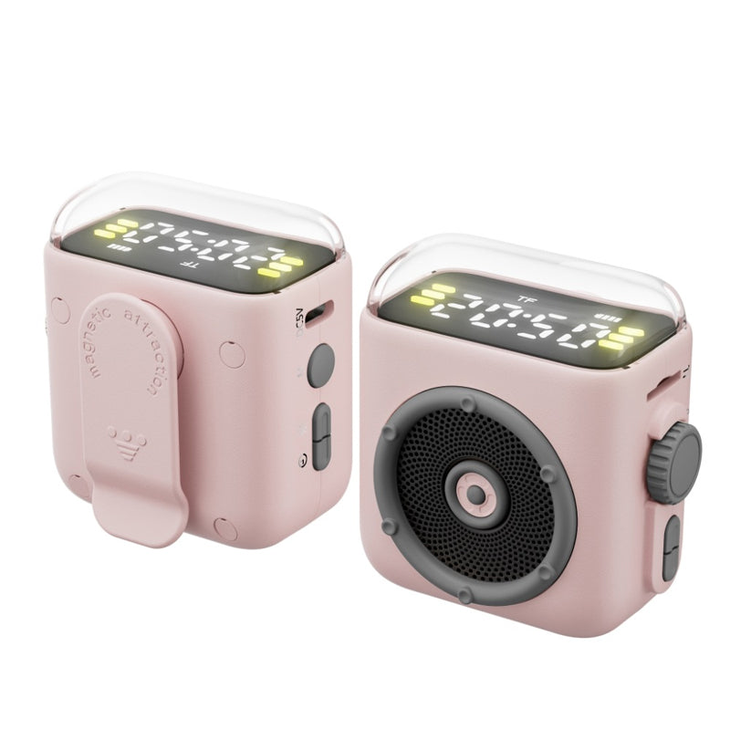 Enceinte Mini Magnétique — Son à 360° et Spectacle de Lumières LED