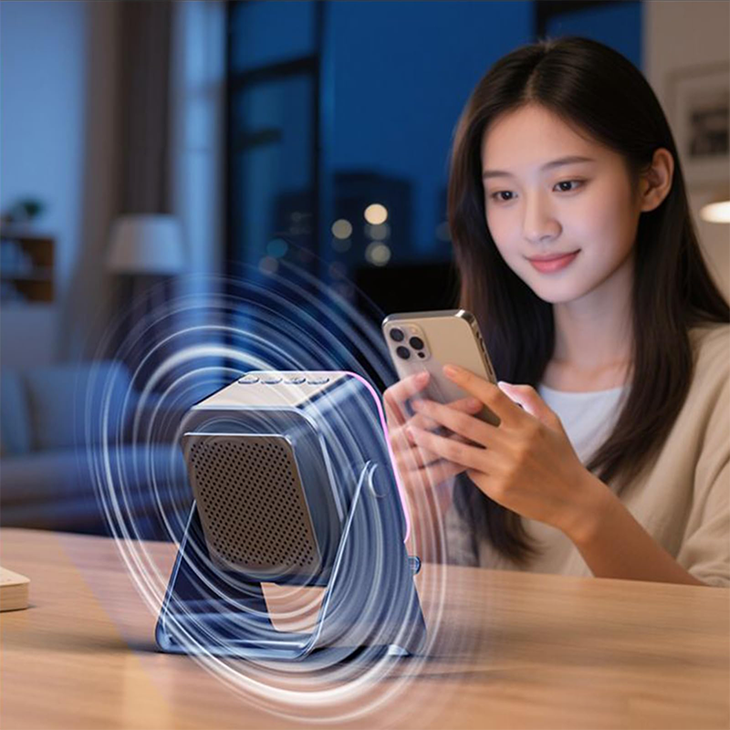 ⏳Offre spéciale à durée limitée⏰Enceinte Bluetooth sans fil à induction 5 en 1 avec support réglable pour téléphone