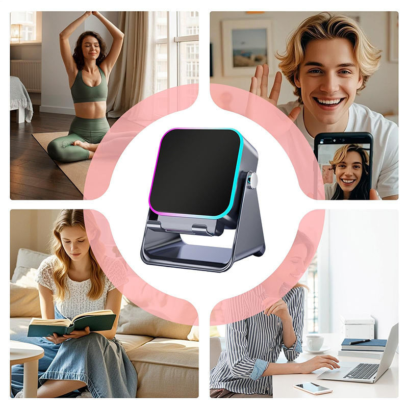 ⏳Offre spéciale à durée limitée⏰Enceinte Bluetooth sans fil à induction 5 en 1 avec support réglable pour téléphone