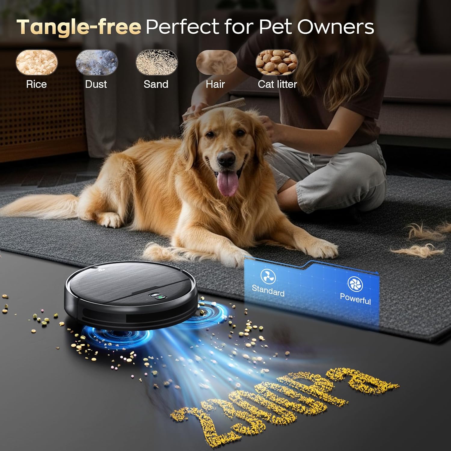 🏆Meilleure vente 🔥Aspirateur robot puissant tout-en-un
